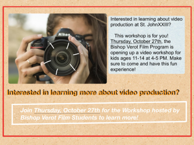 Flyer for video production